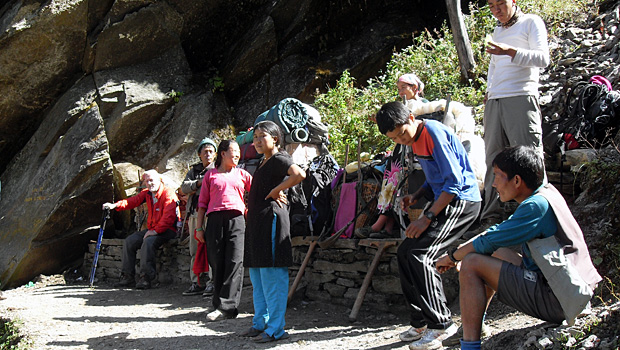 On Everest Base Camp trek