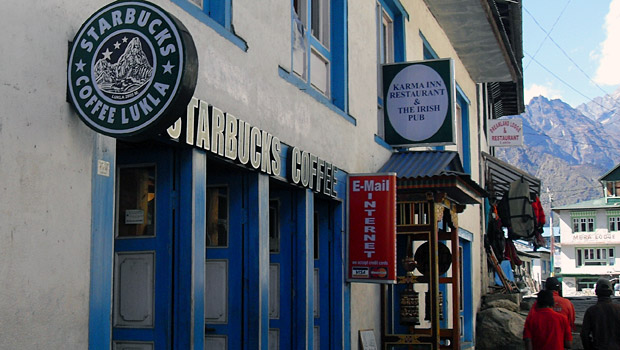 Starbucks Coffee in Lukla