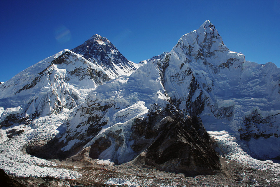 Khumbu Icefall - Everest and Nuptse